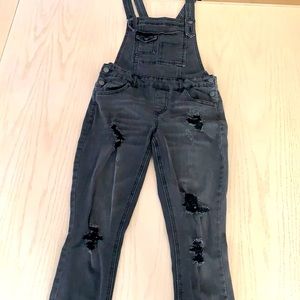 Black/Gray overalls skinny fit